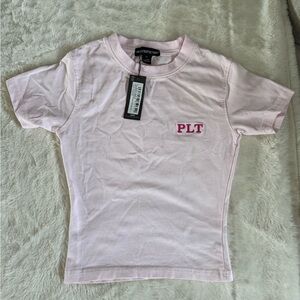 XS pretty little thing Pink T-Shirt/cop shirt